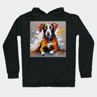 dog painting Hoodie